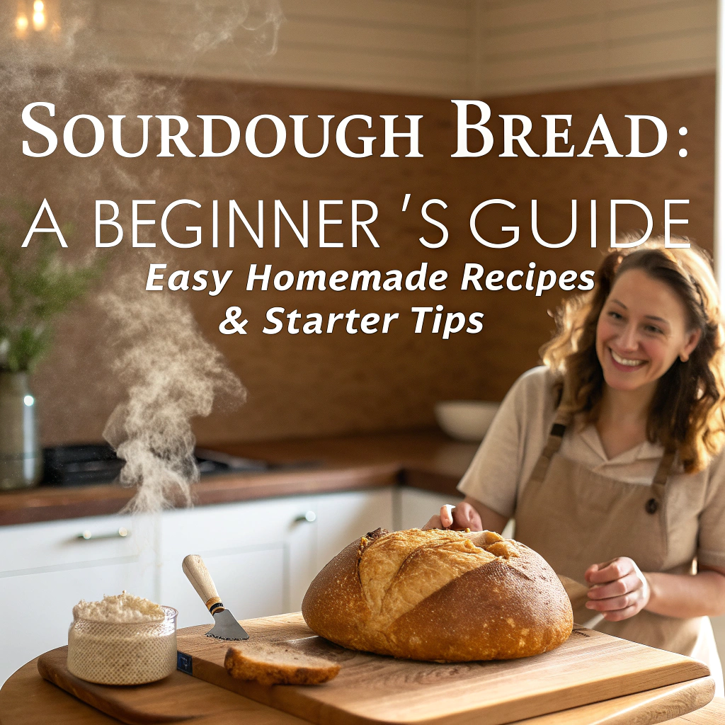 Sourdough Bread: A Beginner’s Guide – Easy Recipes & Step-by-Step Starter for Homemade Baking